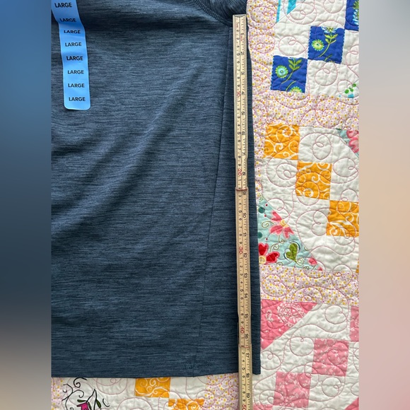 Men's Navy Long Sleeve Tee - Picture 5 of 5